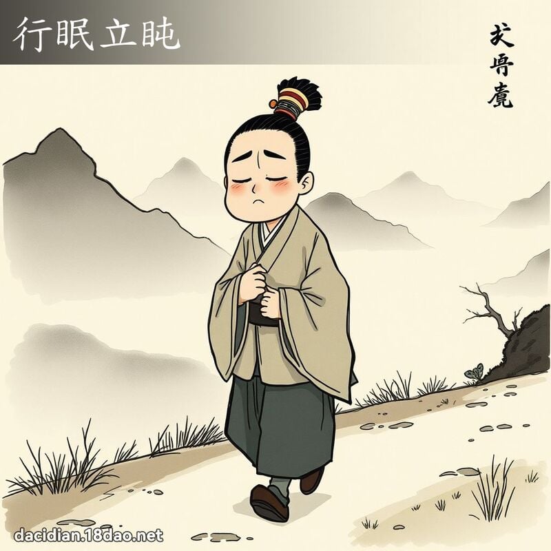 行眠立盹 配图