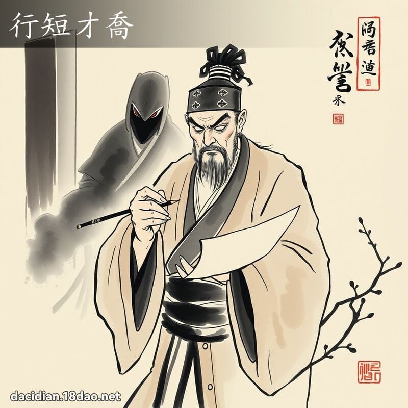 行短才喬 配图