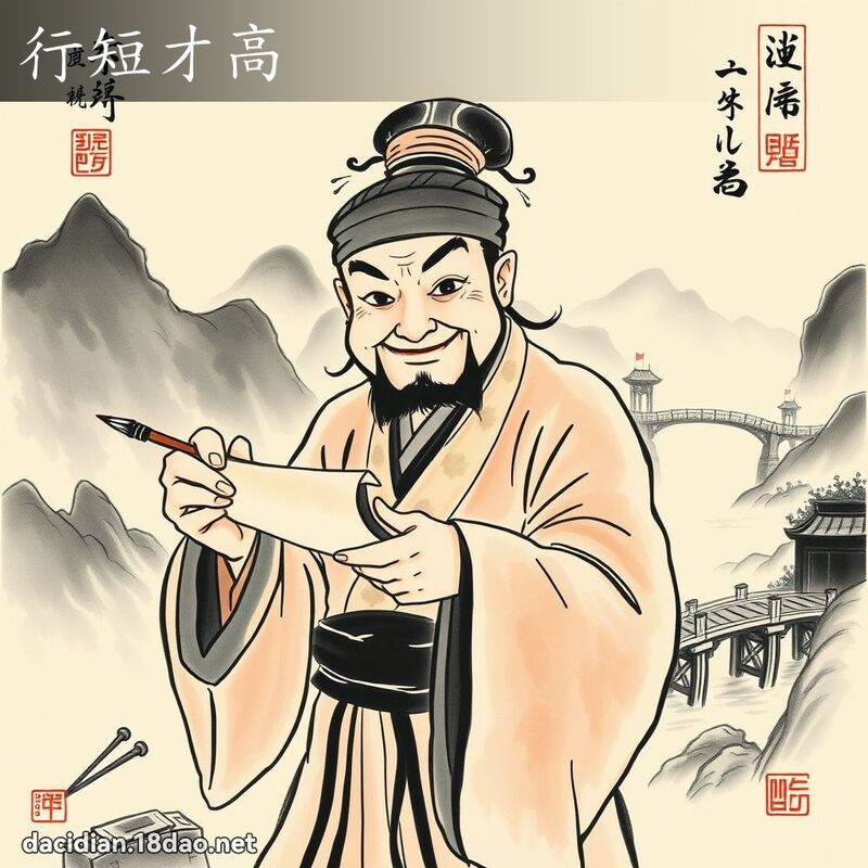 行短才高 配图