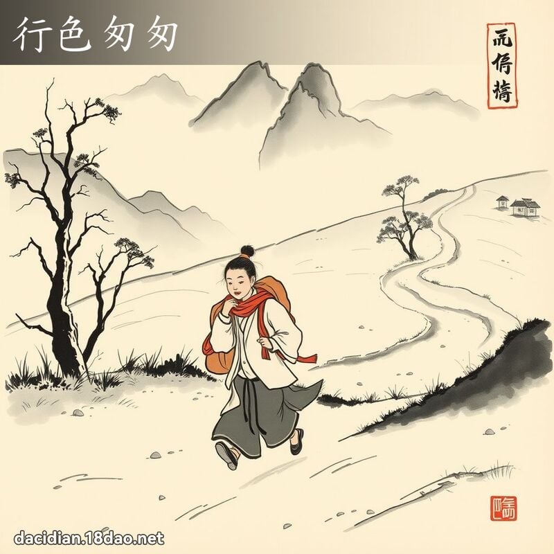 行色匆匆 配图