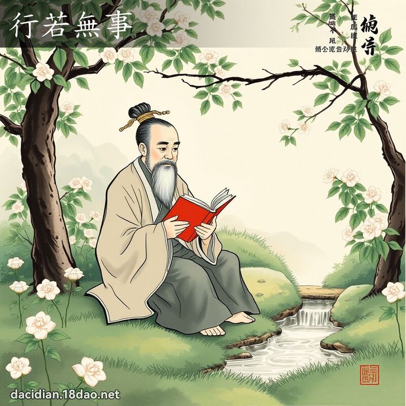 行若無事 配图