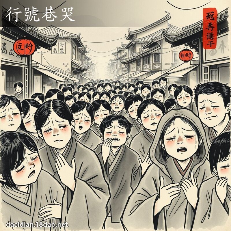 行號巷哭 配图