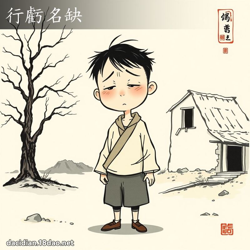 行虧名缺 配图