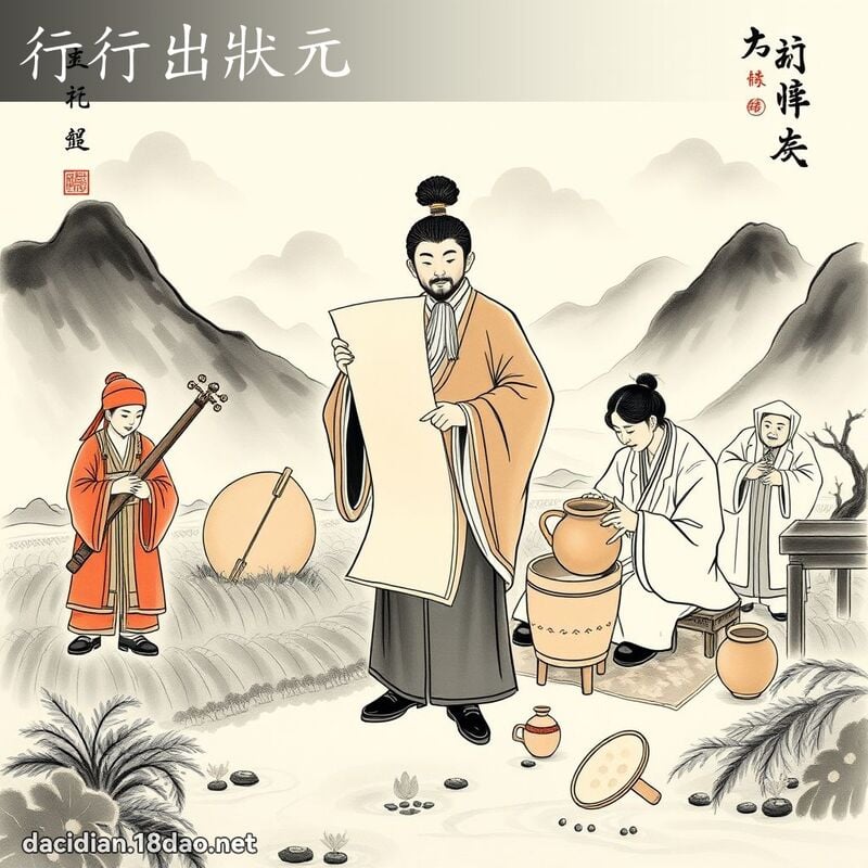 行行出狀元 配图