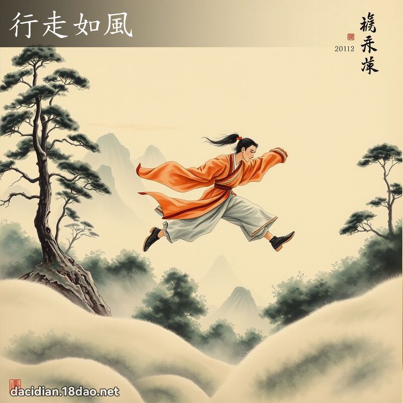 行走如風 配图