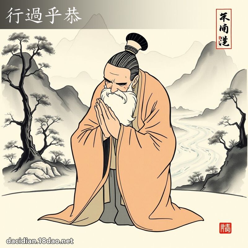 行過乎恭 配图