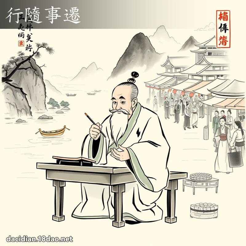 行隨事遷 配图