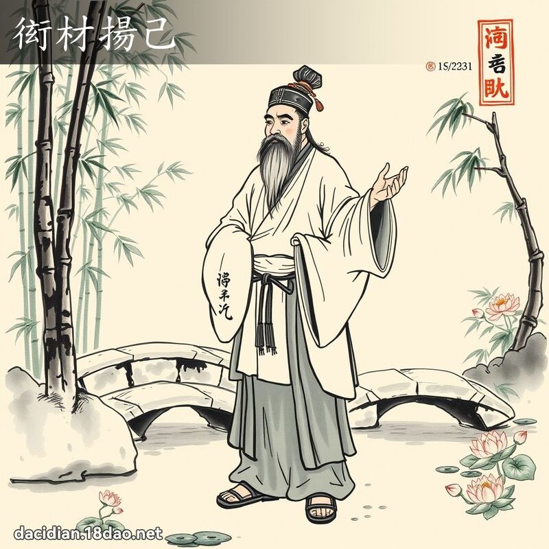 衒材扬己 配图