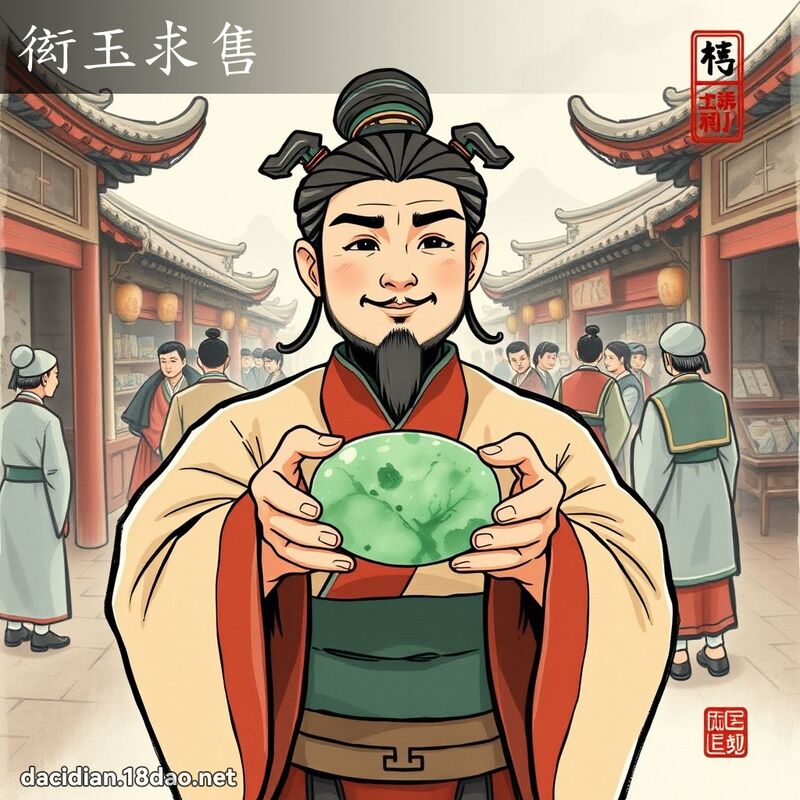 衒玉求售 配图