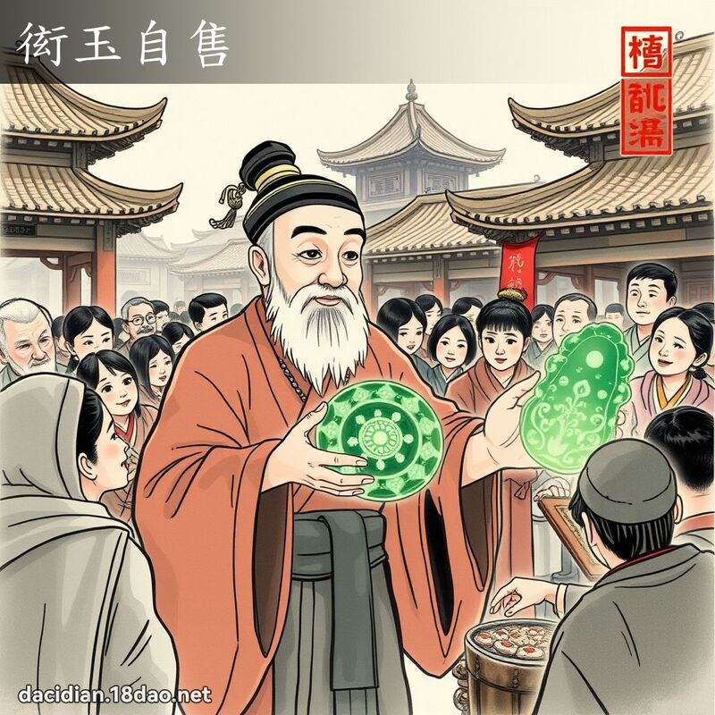 衒玉自售 配图