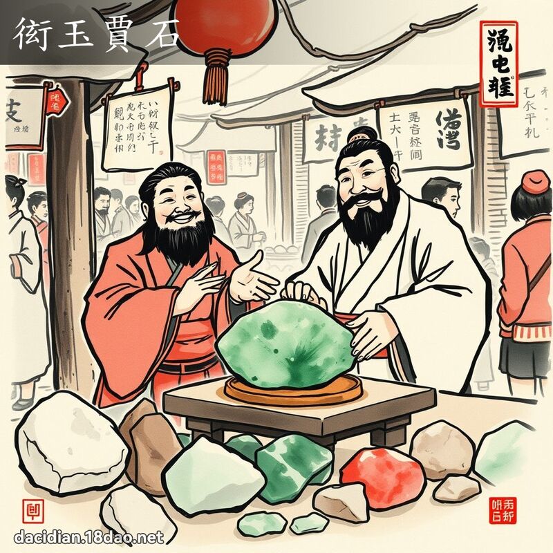 衒玉贾石 配图