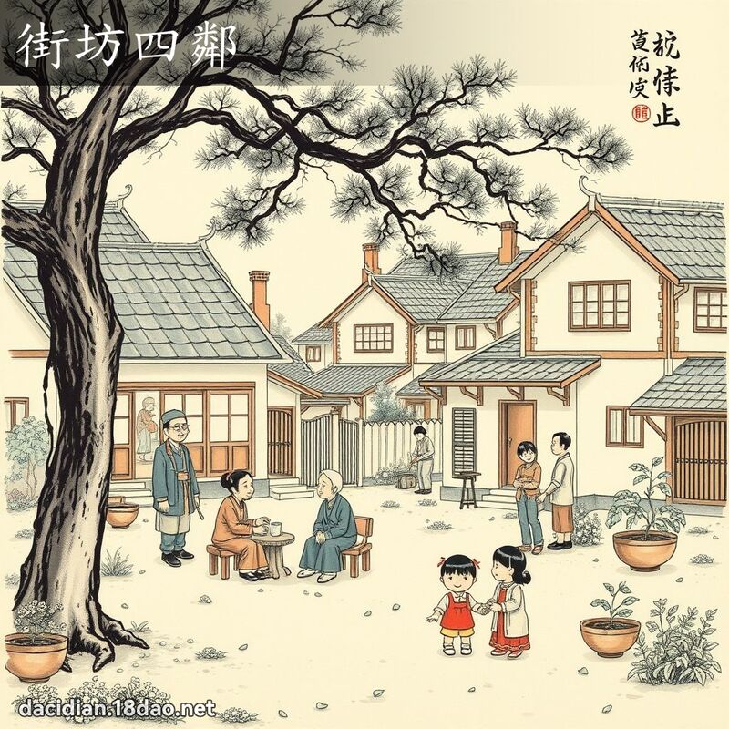 街坊四邻 配图