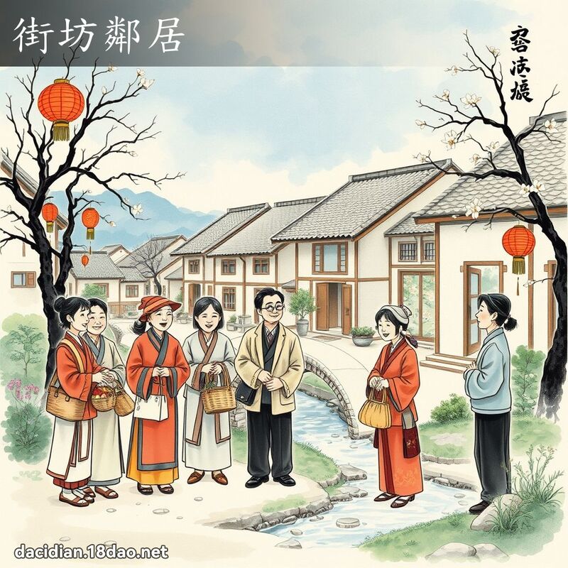 街坊邻居 配图