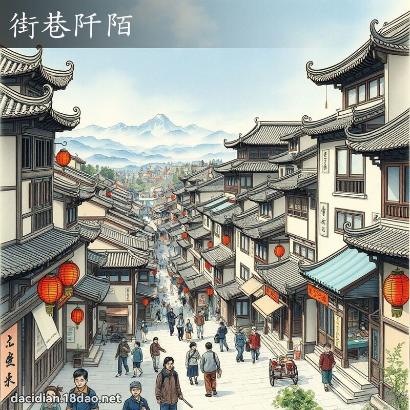 街巷阡陌 配图