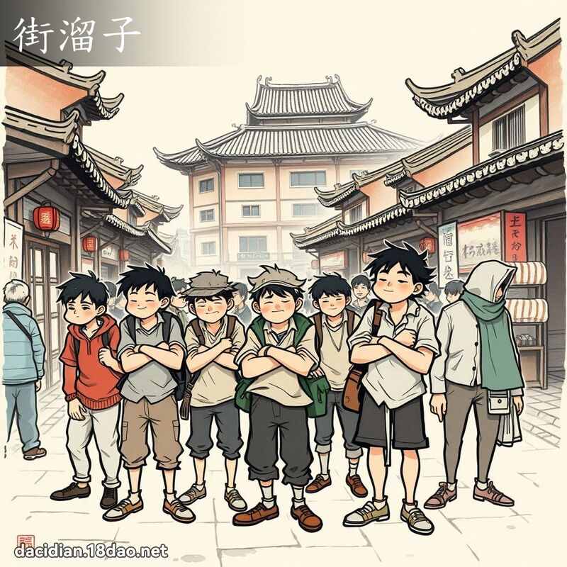 街溜子 配图