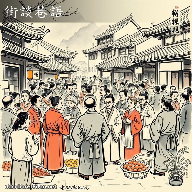 街谈巷语 配图