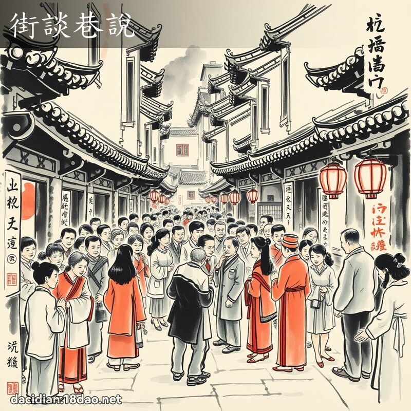 街谈巷说 配图