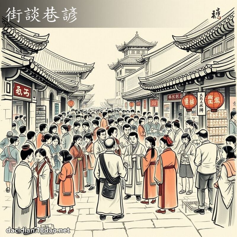 街谈巷谚 配图