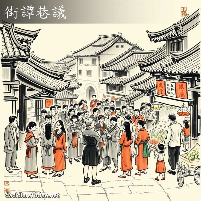 街谭巷议 配图
