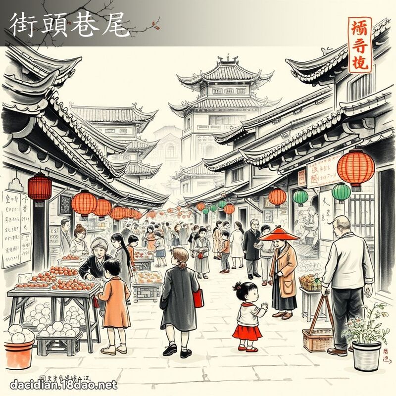 街头巷尾 配图