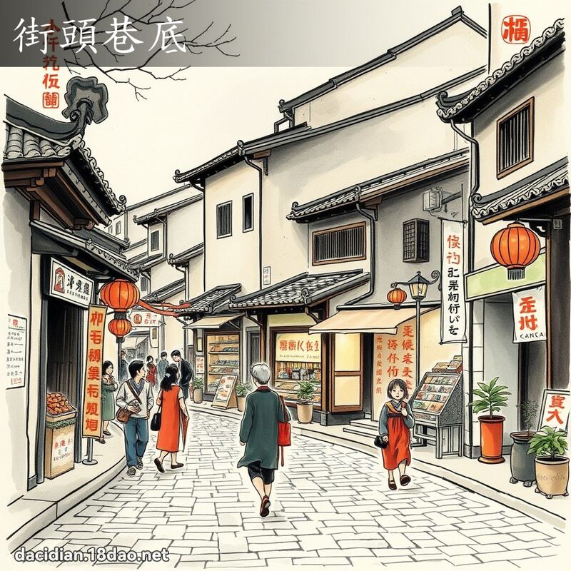 街头巷底 配图