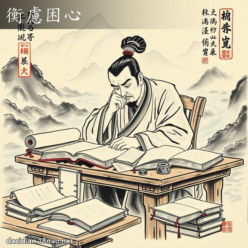 衡虑困心 配图