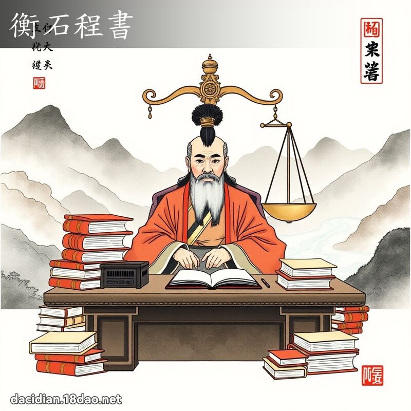 衡石程书 配图