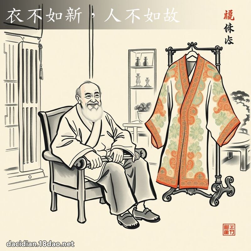 衣不如新,人不如故 配图