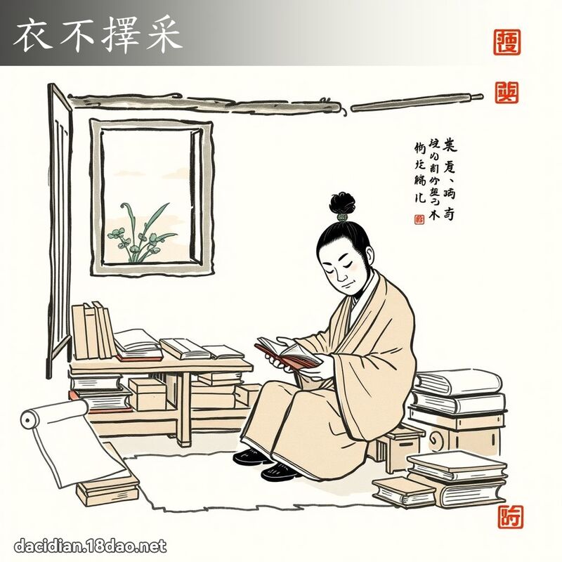 衣不择采 配图