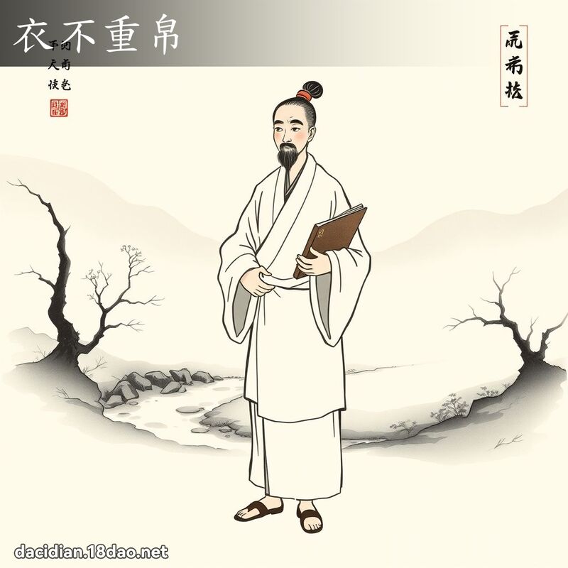 衣不重帛 配图
