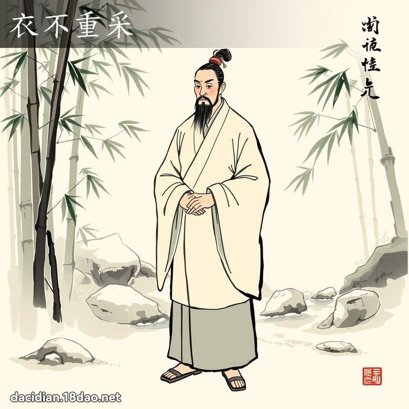 衣不重采 配图