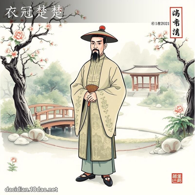 衣冠楚楚 配图