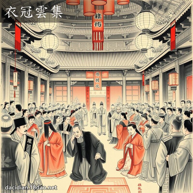 衣冠云集 配图