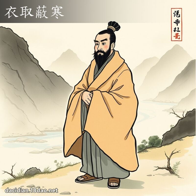 衣取蔽寒 配图
