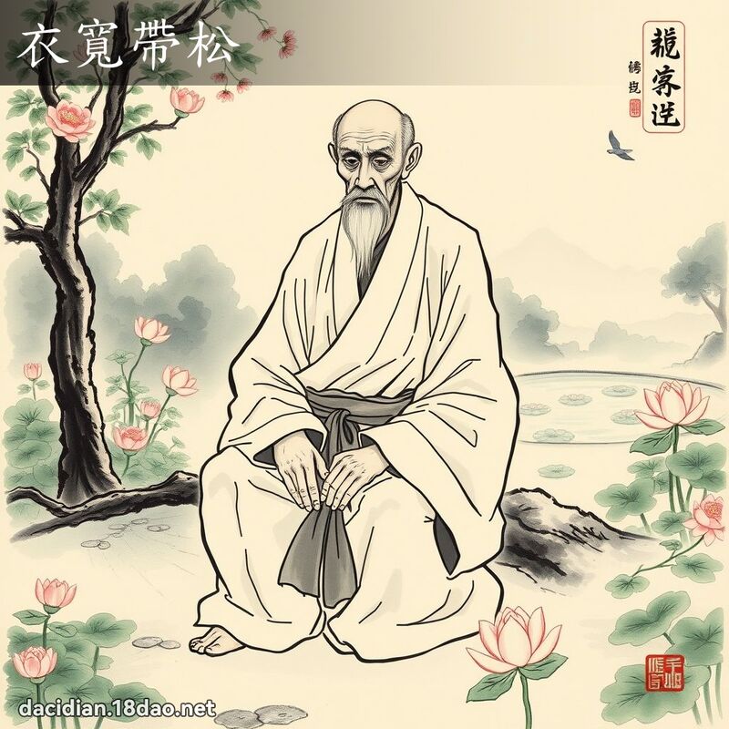 衣宽带松 配图