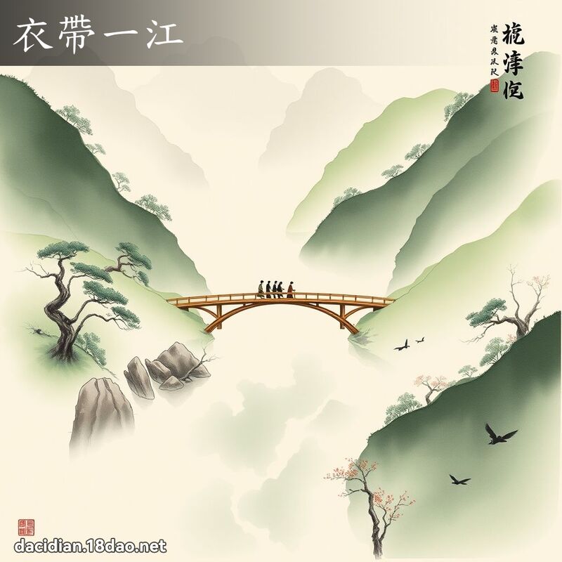 衣带一江 配图