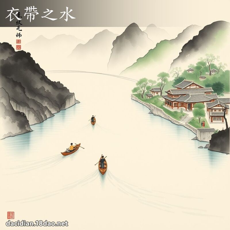 衣带之水 配图