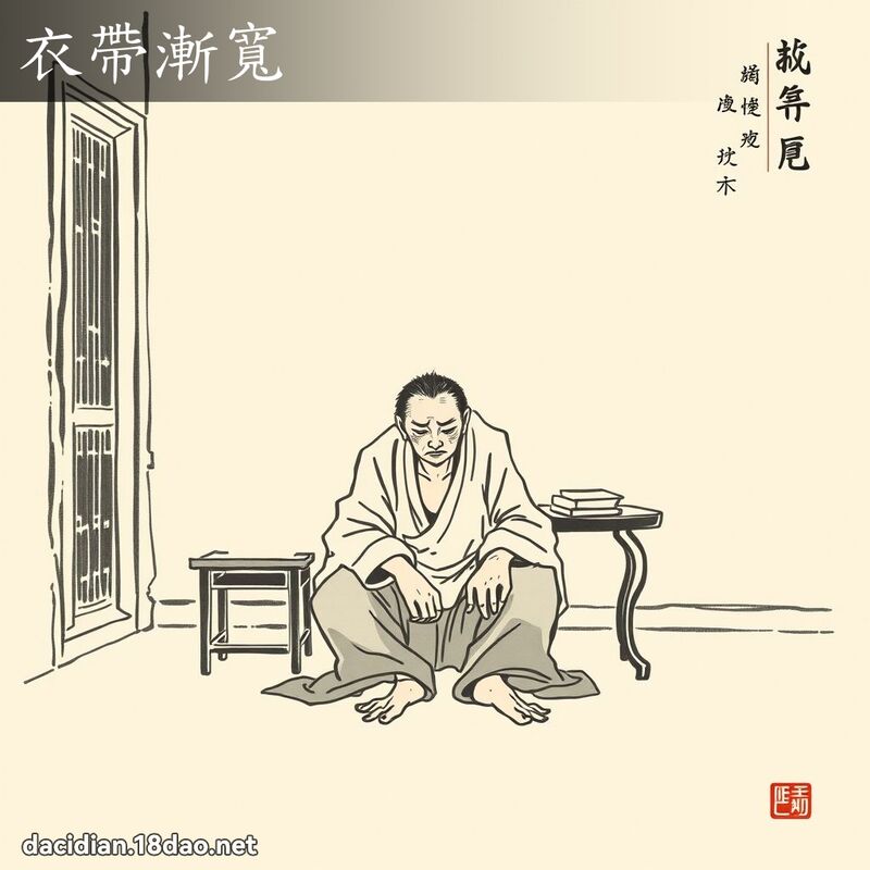 衣带渐宽 配图