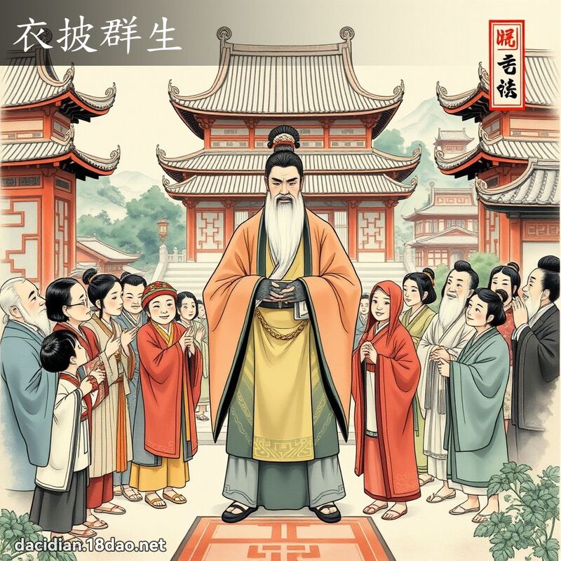 衣披群生 配图