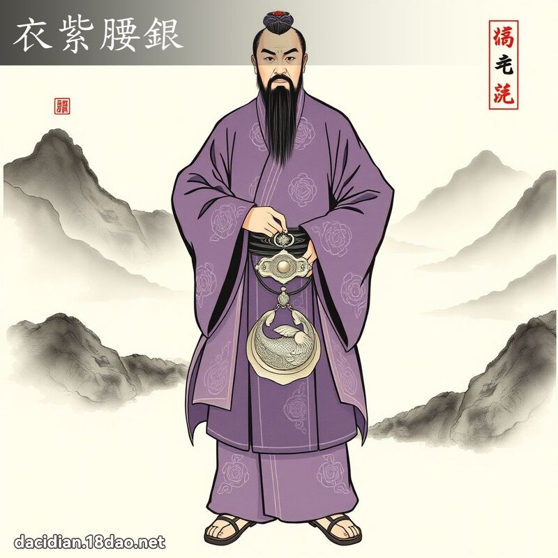 衣紫腰银 配图