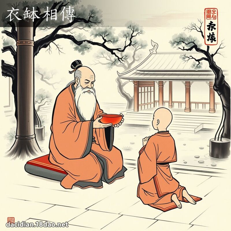 衣钵相传 配图