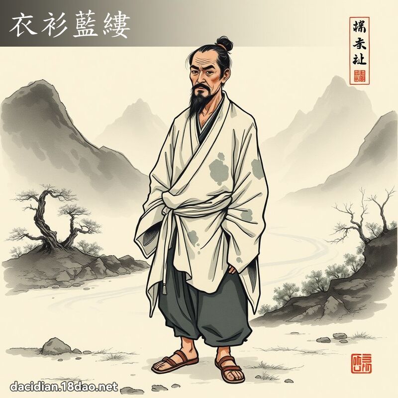 衣衫蓝缕 配图