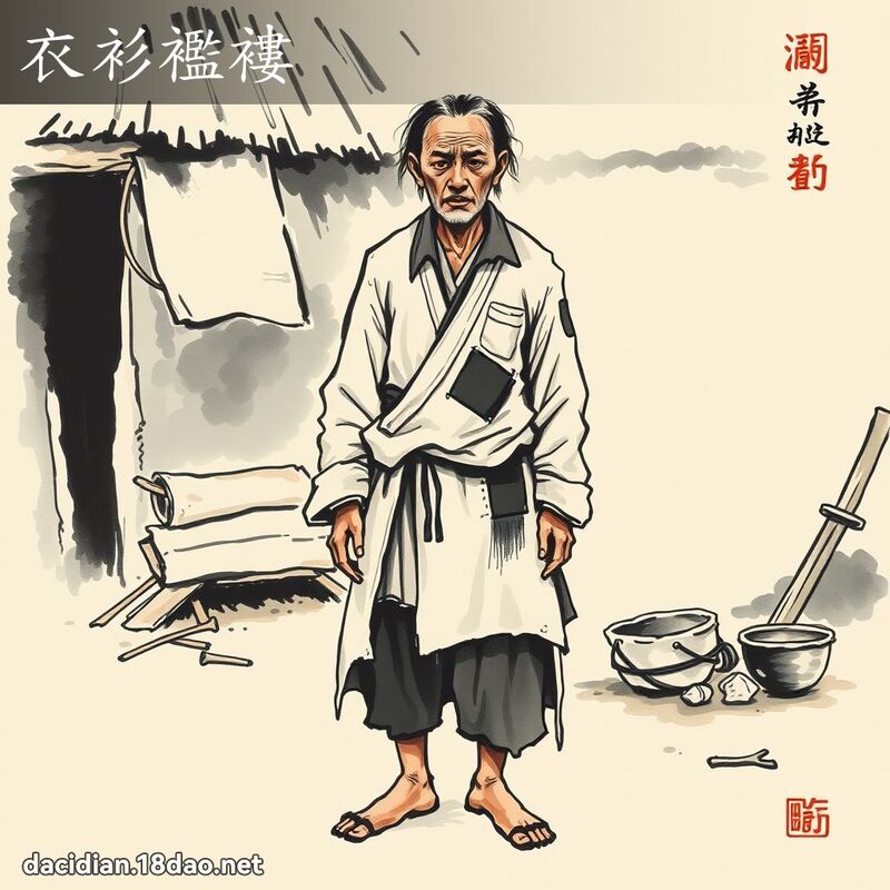 衣衫襤褸 配图