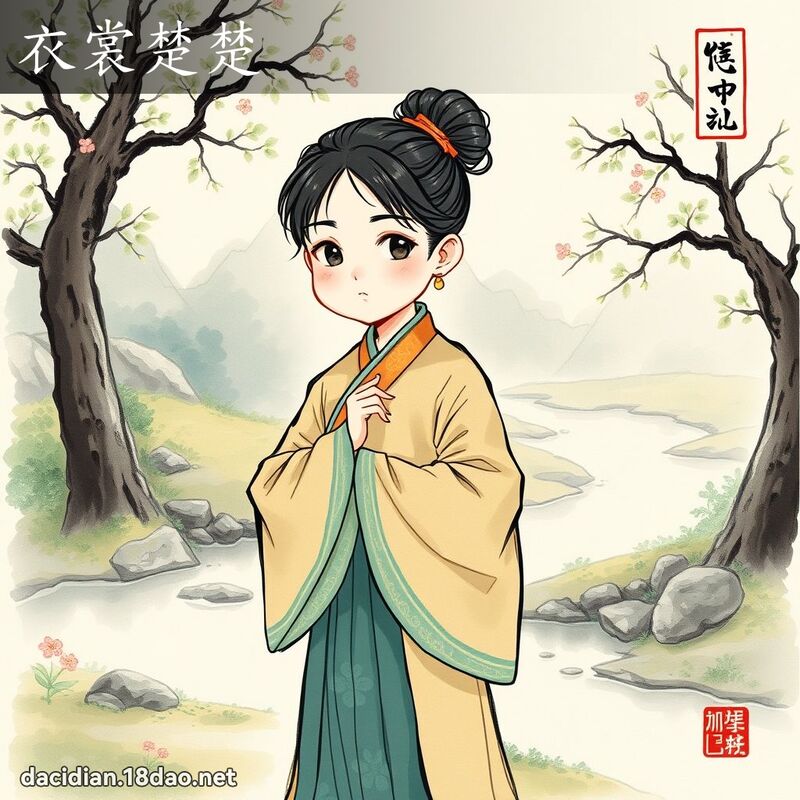 衣裳楚楚 配图