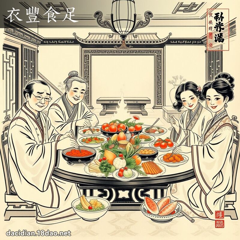 衣丰食足 配图