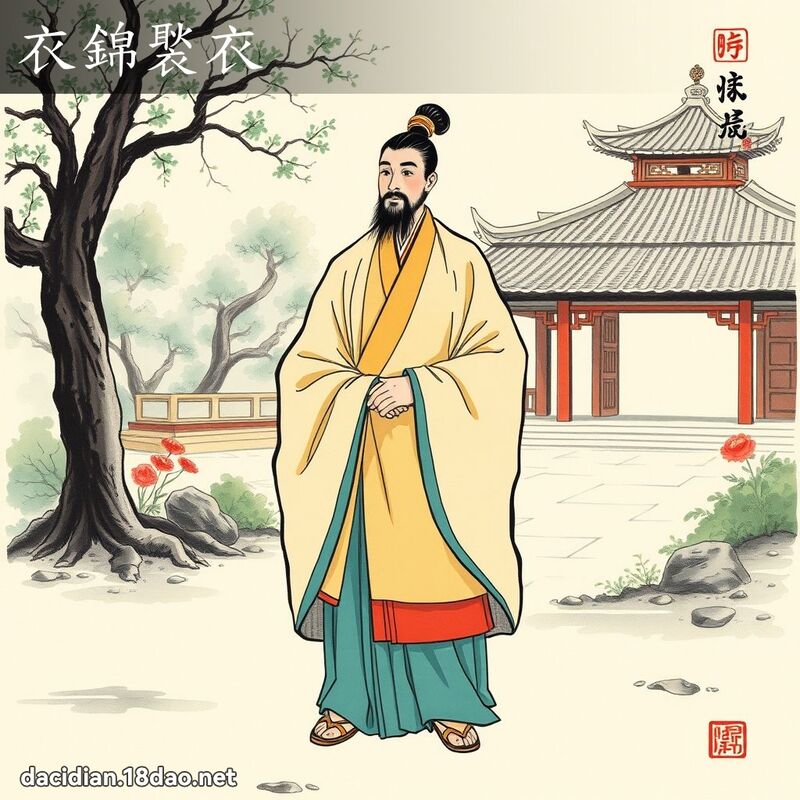 衣锦褧衣 配图