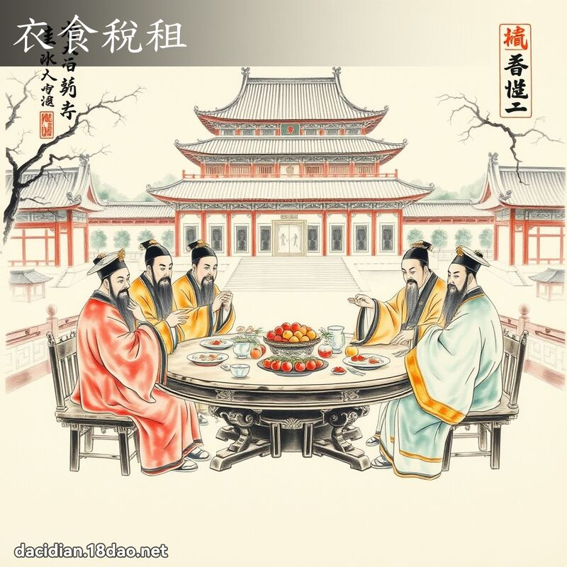 衣食税租 配图