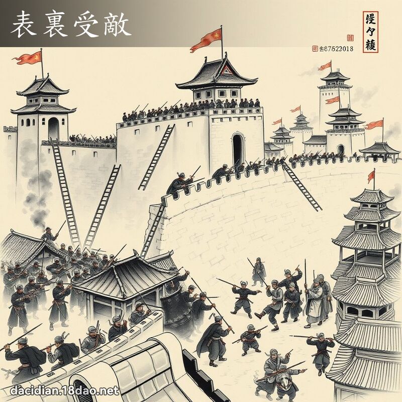 表裏受敌 配图