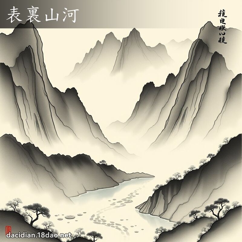 表裏山河 配图