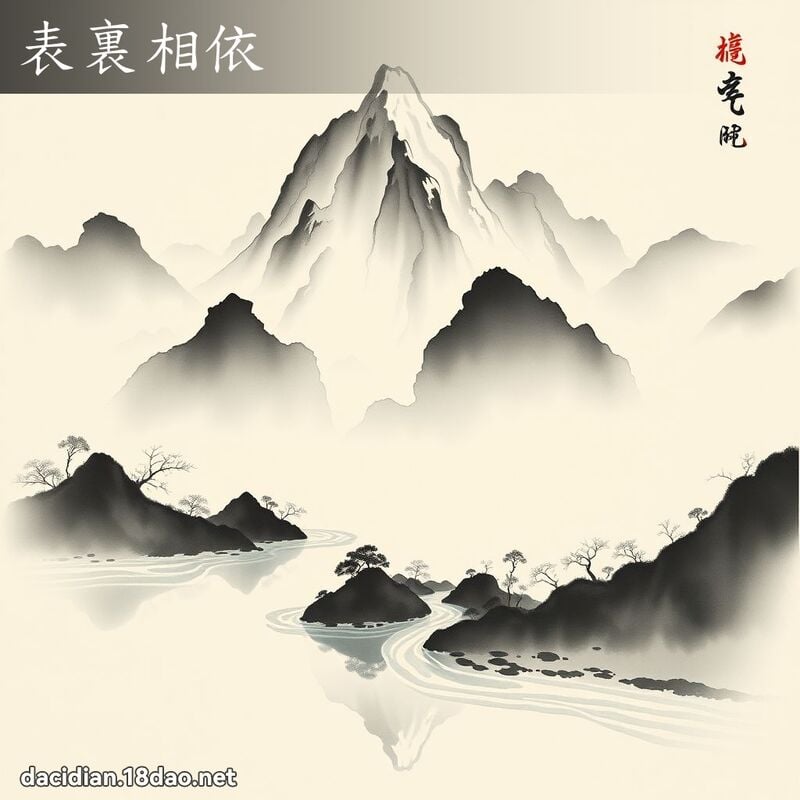 表裏相依 配图